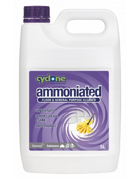 CYCLONE Ammoniated Floor & General Purpose Cleaner 2x5L