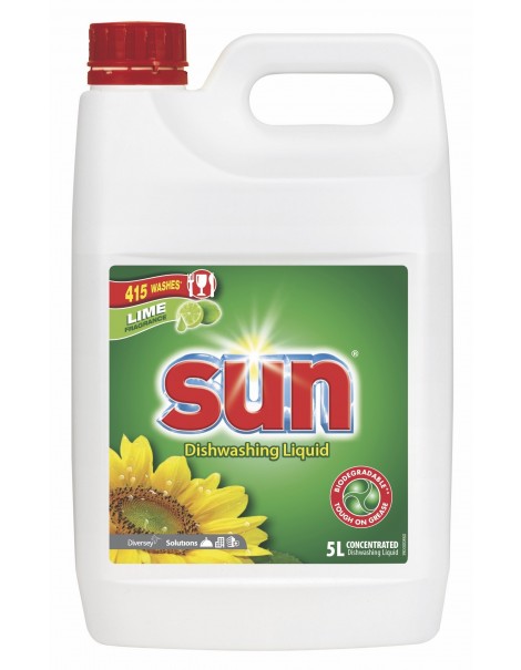 SUN Washing Up Liquid Lime 2x5L