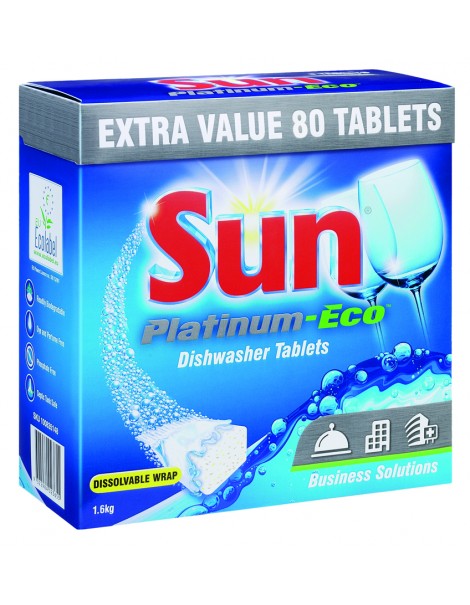 SUN PLATINUM-ECO DISHWASHER TABLETS 5x80TB