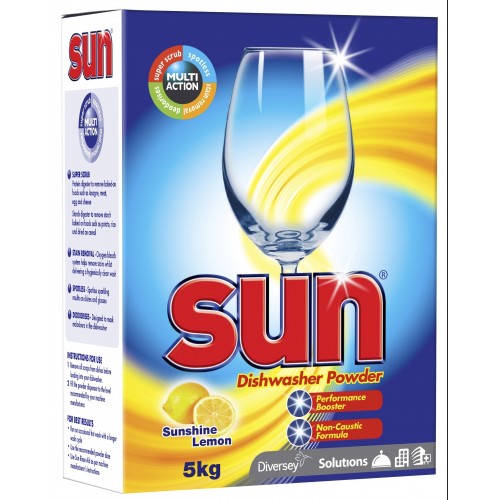 SUN Dishwasher Powder Sunshine Lemon Box  2x5KG