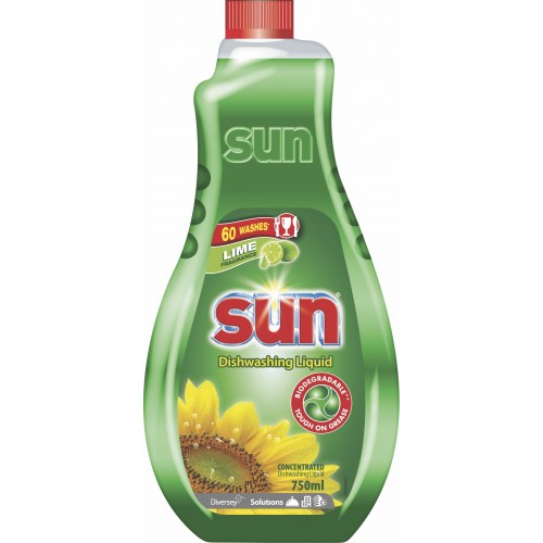 SUN Washing Up Liquid Lime  12x750ML