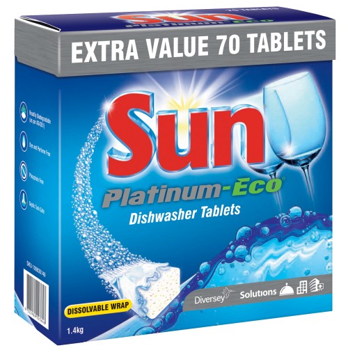 SUN PLATINUM-ECO DISHWASHER TABLETS 5x70TB